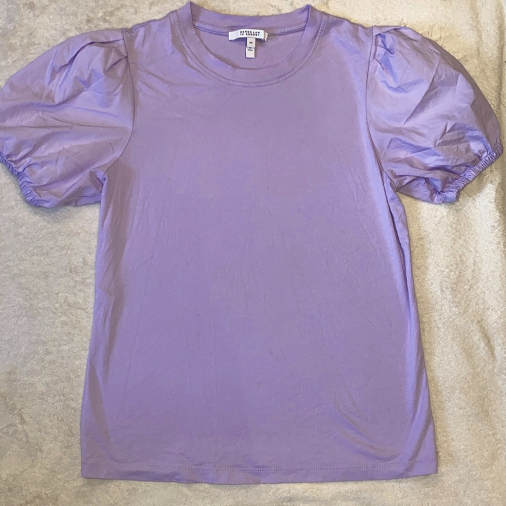 10 Crosby Derek Lam Purple Short Sleeve Tee